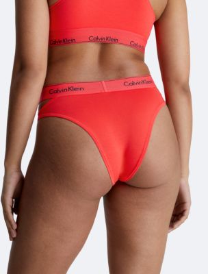  Calvin Klein Girls' Modern Cotton Hipster Underwear, Dystral  Pink/CK Toss/Red, S: Clothing, Shoes & Jewelry