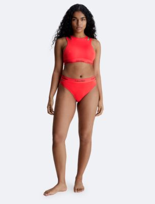 Calvin klein women's thong and bralette on sale