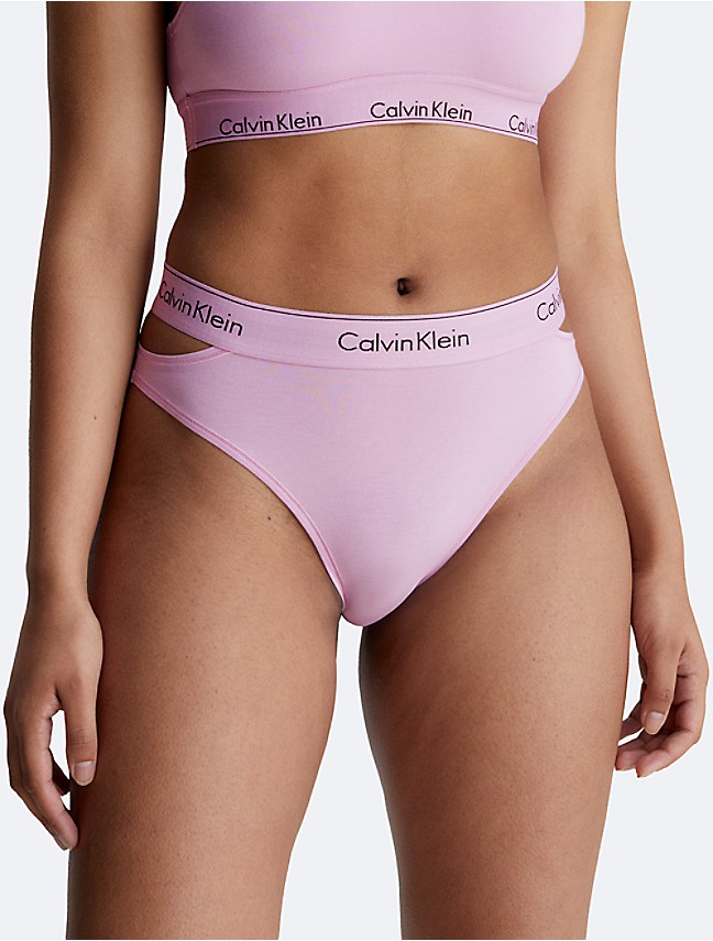Calvin Klein Modern Cotton Thong & Reviews | Bare Necessities (Style F3786)