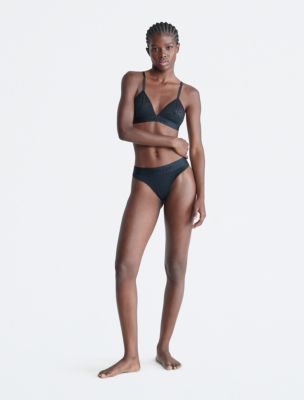 Intrinsic Unlined Triangle Bralette + Thong