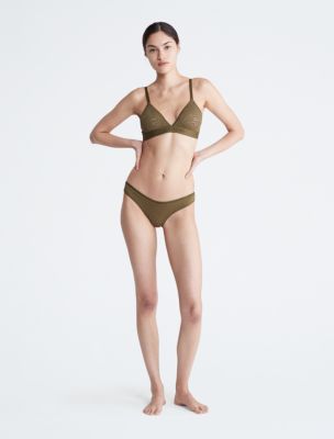 Intrinsic Unlined Triangle Bralette + Bikini