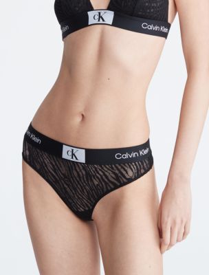 Calvin Klein CK 96 thong in black