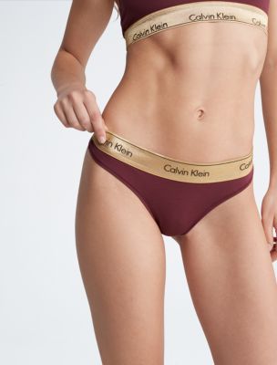Panties Calvin Klein Modern Cotton Holiday Thong Very Berry