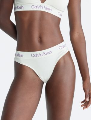 Stretch cotton thong Calvin Klein Underwear