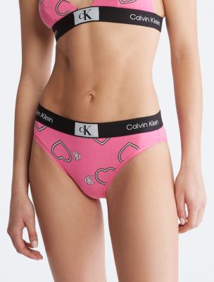 Calvin Klein Underwear MODERN - Briefs - neon heart/carmine rose