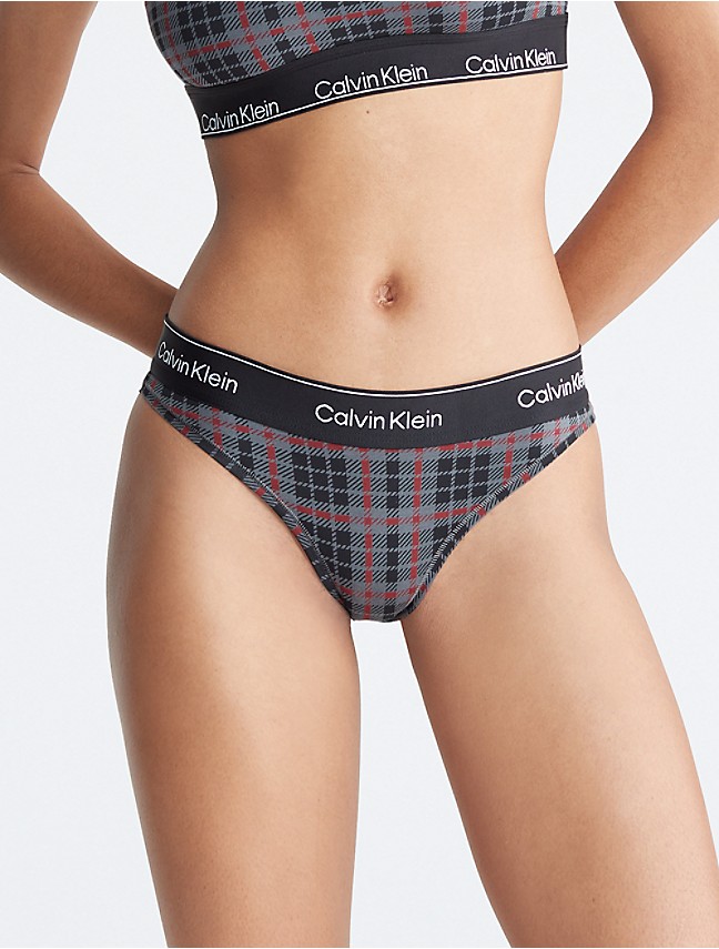 Sexy Brand Calvin Klein Panties On Bed Sheet, February 2022
