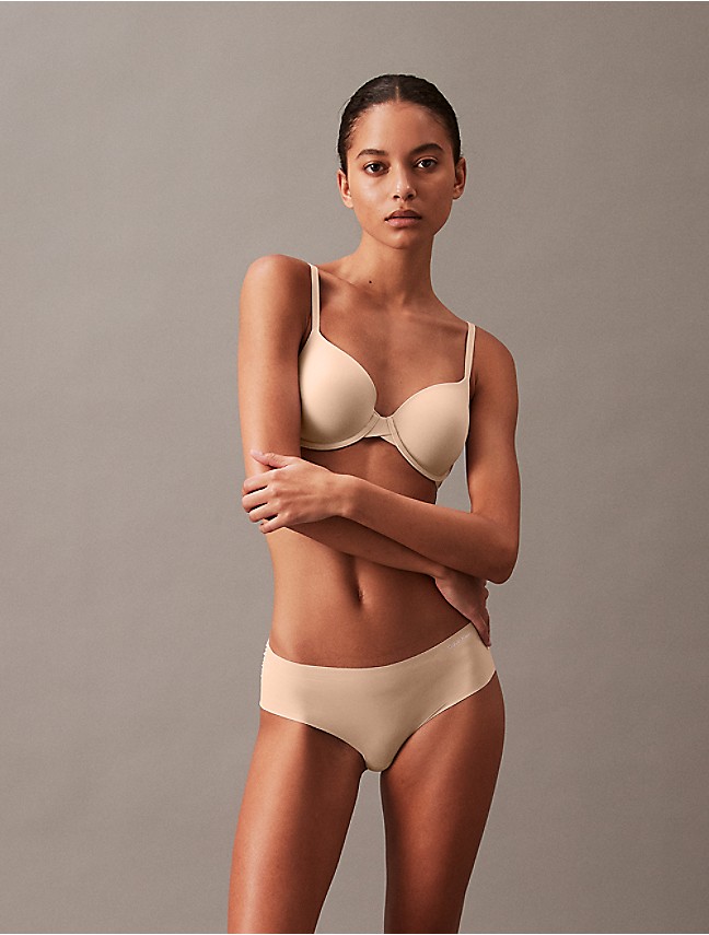 Calvin Klein Underwear One Cotton Average + Full Figure Lightly Lined  Triangle Bra - ShopStyle