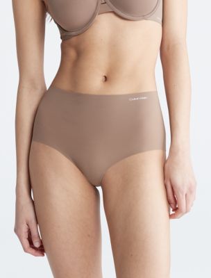 Invisibles High Rise Brief, Mauve Brown