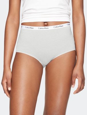 Calvin Klein Women's Motive Cotton Boyshorts 3-Pack - Black/White/Grey