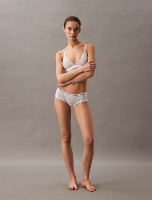 Icon Cotton Modal Triangle Bralette + Modern Logo Hipster, 