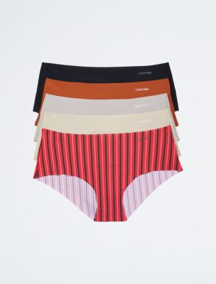 Calvin Klein Invisibles 5-pack Hipster in Red