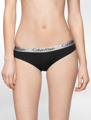 logo cotton stretch bikini