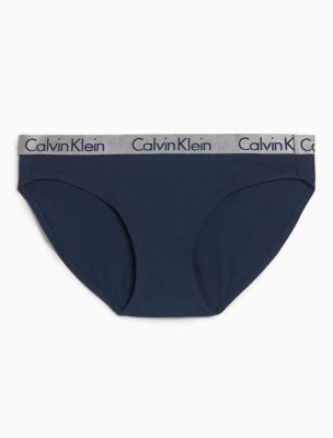 logo cotton stretch bikini