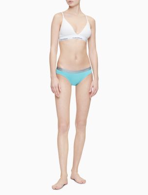 calvin klein logo cotton stretch bikini