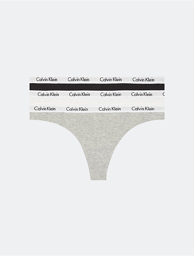 Calvin Klein Underwear Women's Carousel 3 Pack Panties, Multi, X