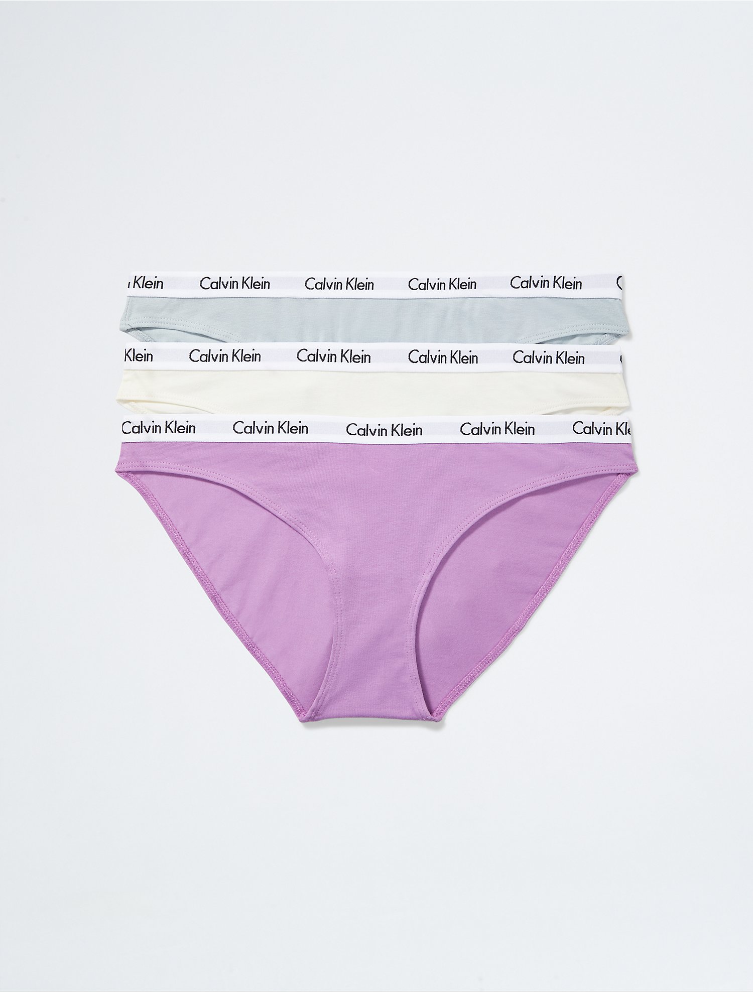 Eindeloos vier keer Downtown Carousel Logo Cotton 3-Pack Bikini | Calvin Klein