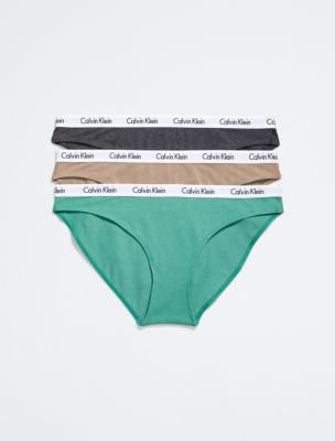 Carousel Logo Cotton 3 Pack Bikini Calvin Klein