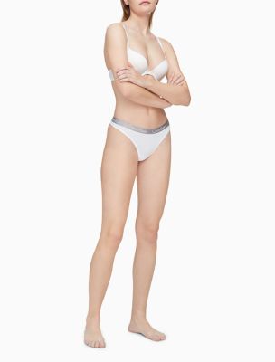 Logo Micro Thong, White