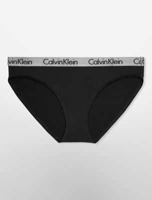 NWT Calvin Klein QD3781 Micro Low-rise Microfiber w Lace