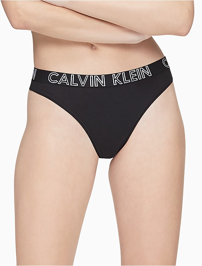 Buy Calvin Klein Barelings String Thong In Beige