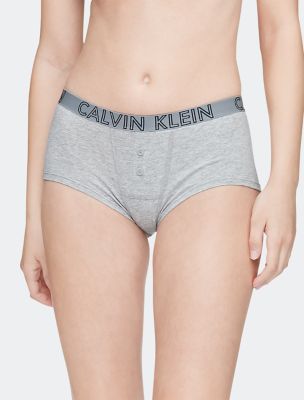 Calvin Klein Womens High Waiste Hipster Boyshort Modern Cotton Underwear,  Color White, Size L : Buy Online at Best Price in KSA - Souq is now  : Fashion