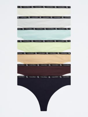 Calvin Klein 1996 7-Pack Cotton Stretch Modern Thong | Calvin Klein