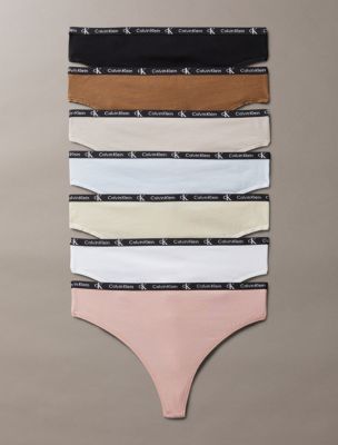 Calvin Klein 1996 Cotton Stretch 7 Pack Modern Thong Calvin Klein