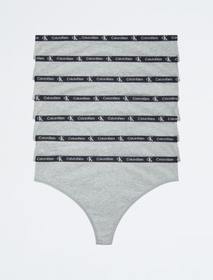 Calvin Klein Underwear Thong in Mottled Grey