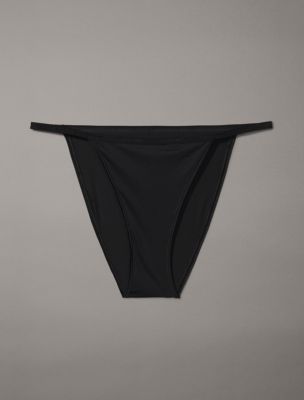 Calvin Klein Women`s Logo Bikini Tanga Panties 3 Pack (US, Alpha, Small,  Regular, Regular, Black(qp2960-620)/G_r) at  Women's Clothing store