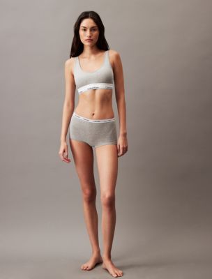 Calvin Klein Women's Modern Logo Mid-Rise Boyshort Underwear QD5195 - Macy's