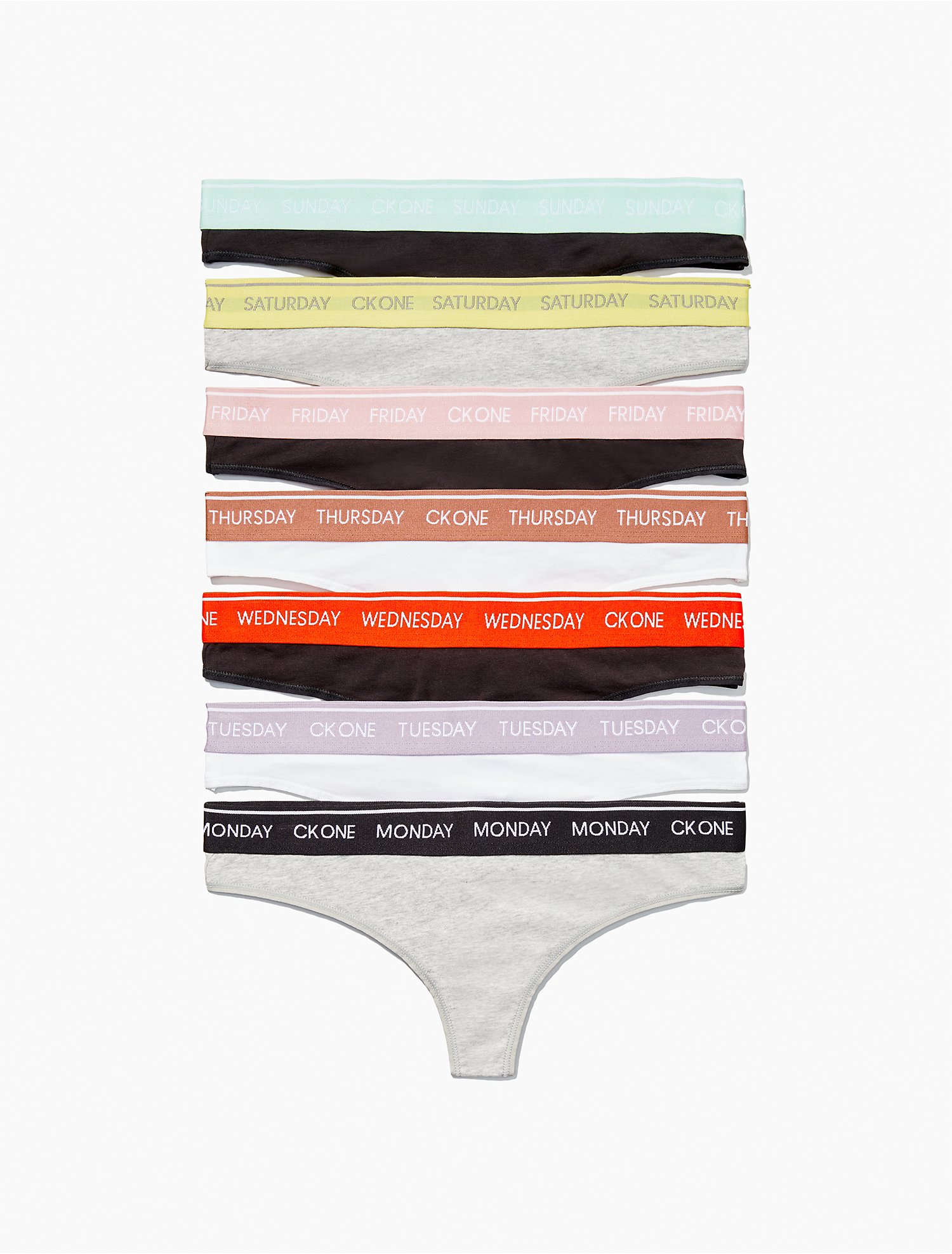 CK One Days of the Week 7-Pack Thong | Calvin Klein® USA