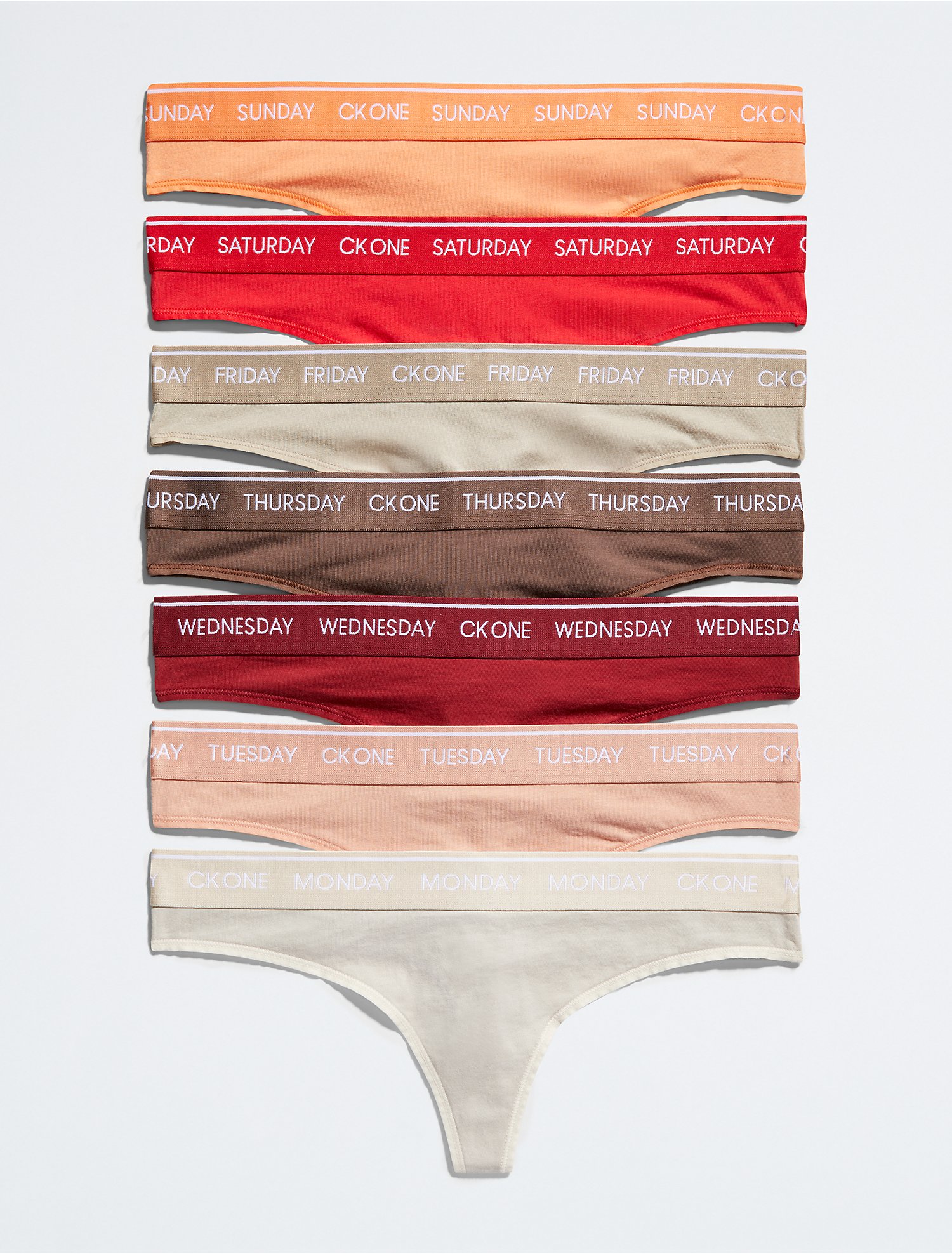 CK One Days of the Week 7-Pack Thong | Calvin Klein