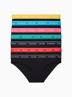 Calvin Klein CK One Days Of The Week Thong 7-Pack QF6574