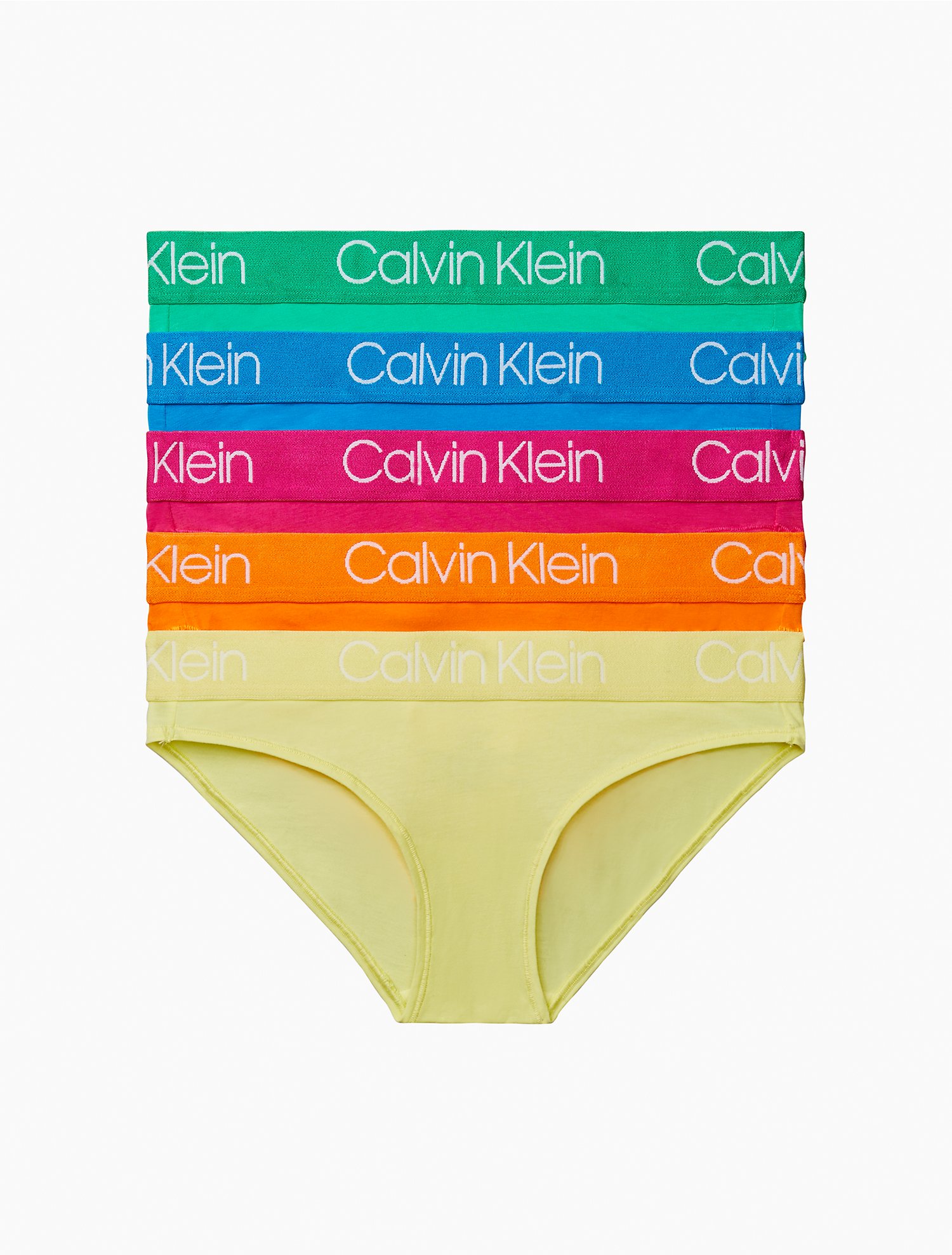 zeemijl Watt residu Pride Logo Stretch 5-Pack Bikini Bottom | Calvin Klein® USA