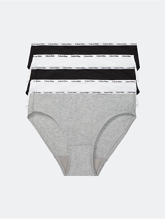Panties Calvin Klein Carousel Thong 3Pk Coral Core/ Cyber Green/ Grey