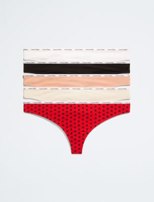 Tommy Hilfiger Women's 5-Pack Cotton Underwear Thong - Life Soleil