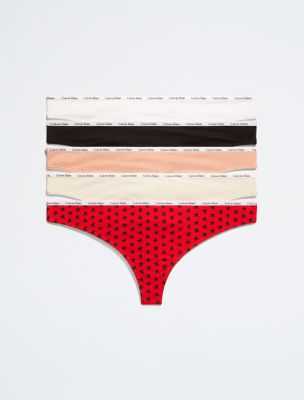 Signature Cotton 5-Pack Thong