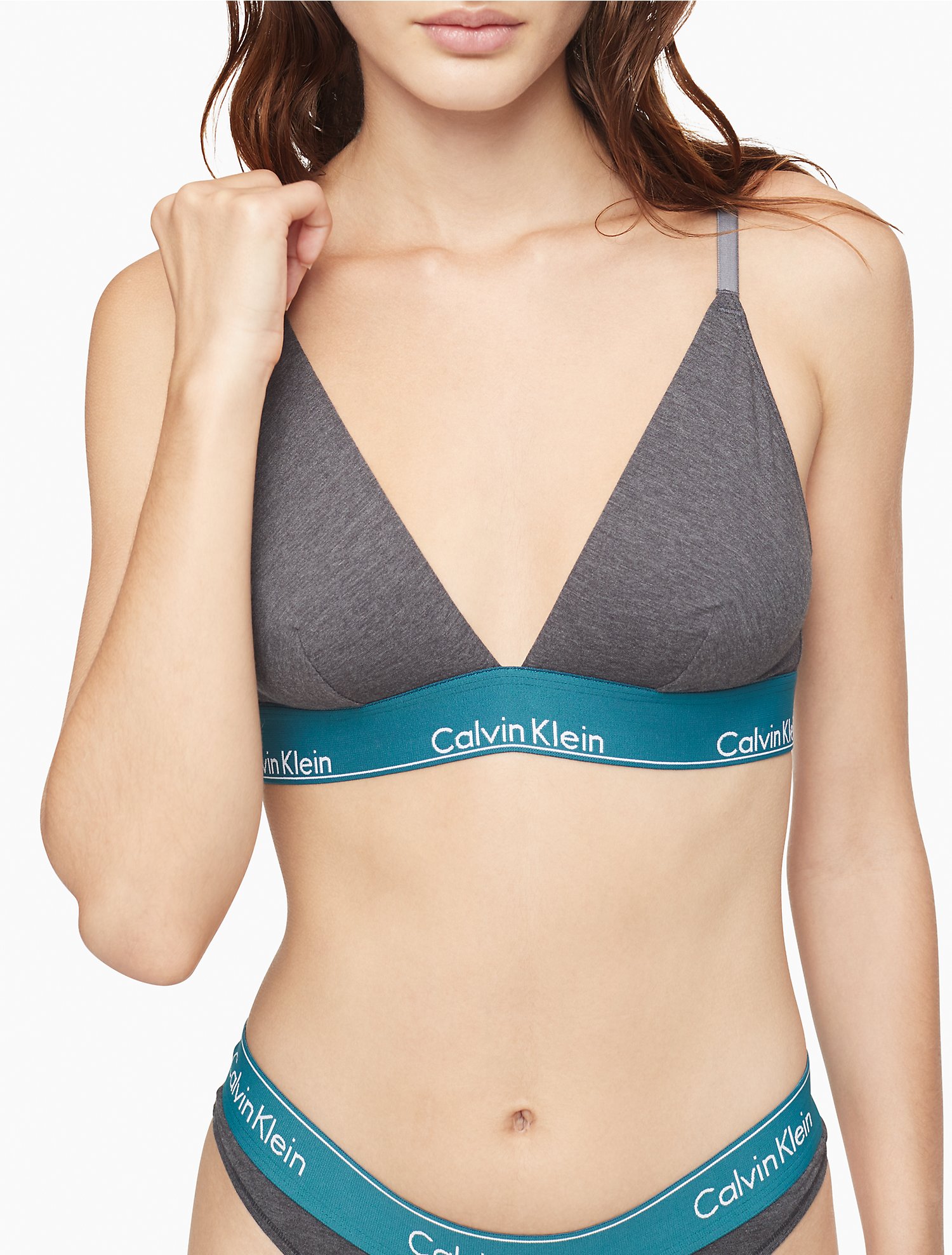 Modern Cotton Unlined Triangle Bralette Calvin Klein, 54% OFF