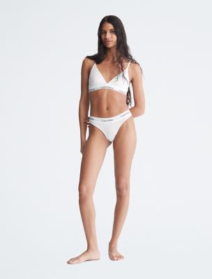 Calvin Klein unlined bra in white