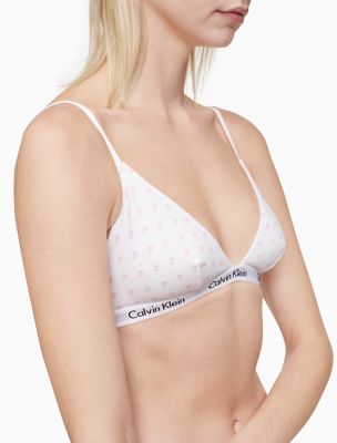 calvin klein women's carousel triangle bralette