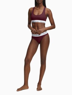 calvin klein maroon bralette