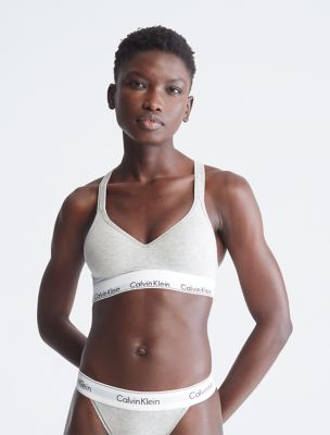 Modern Cotton Padded Bralette + High Leg Tanga