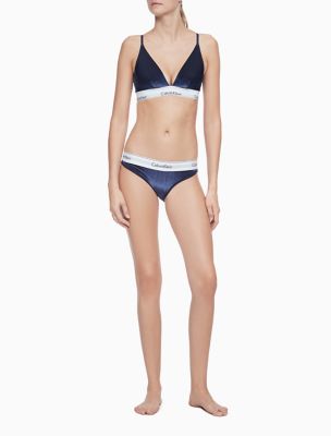 calvin klein velvet bra