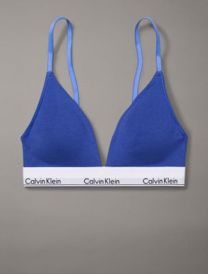 Blue calvin klein bralette online