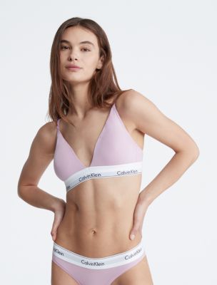 outlet store website Calvin Klein bralette/thong/panty set (XS