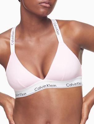 Icon Cotton Modal Crossback Unlined Bralette, Pale Orchid