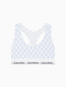 Modern Cotton CK50 Allover Logo Unlined Bralette