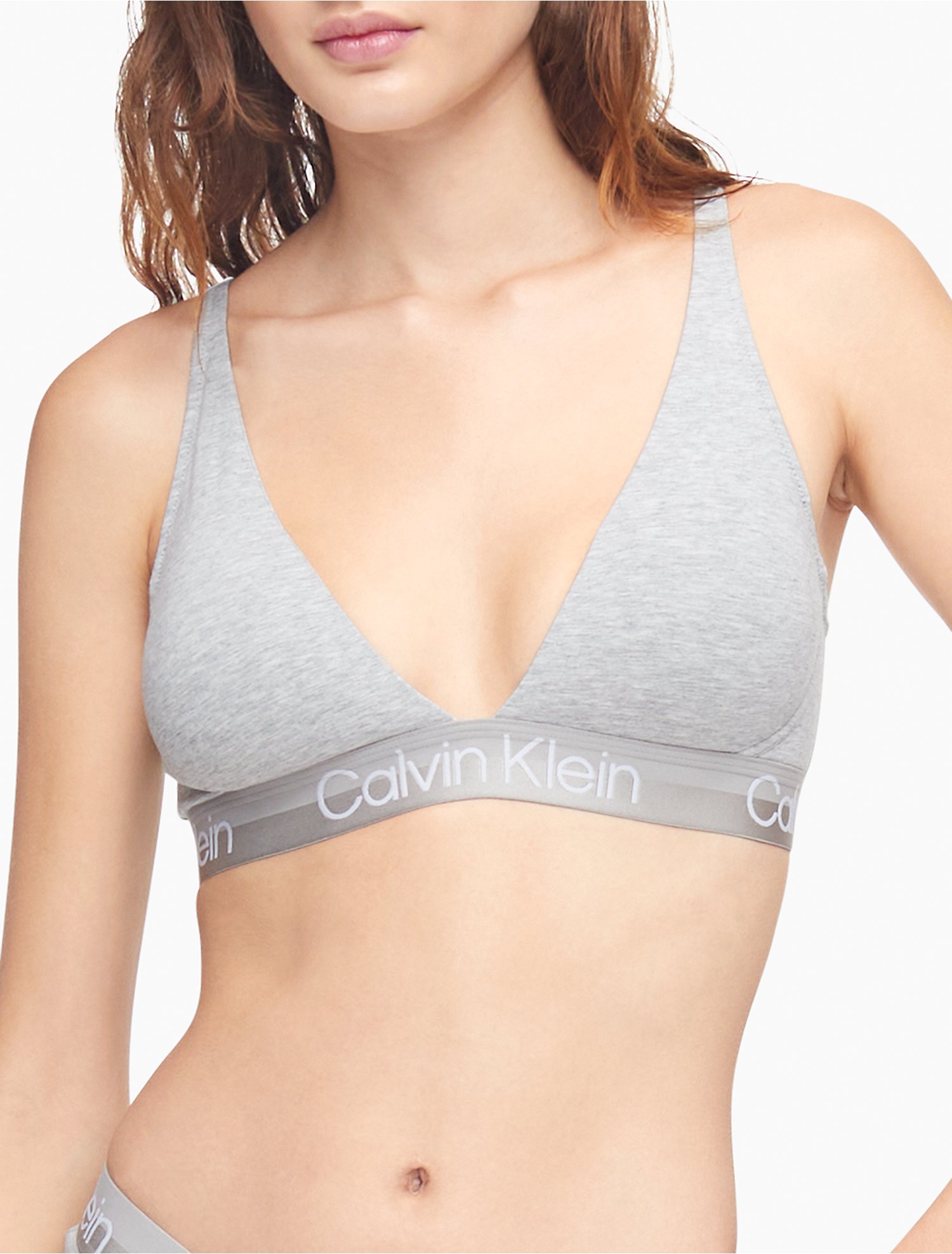 Modern Structure Lightly Lined Triangle Bralette | Calvin Klein® USA
