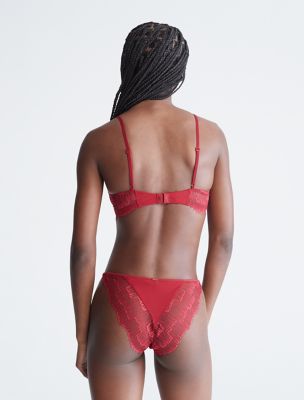 Calvin Klein Bra Vixen Striped-Strap Lace Bra QF3985 XS, S, M, L