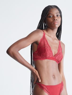 Calvin Klein, Brushed-back lace for the softest touch. Sensual lingerie  with a tonal logo-band. Calvin Klein Intrinsic underwear is now online.